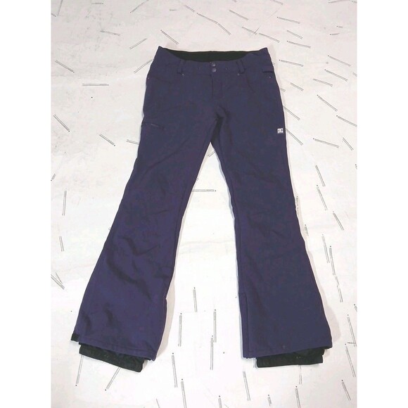 DC Viva Bonded Softshell Snowboard Pants Women's XL TG/EG Purple 5-Pocket Style - Picture 1 of 14
